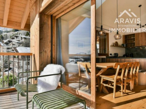 Appt moderne aux Aiguilles : vue montagnes, 3 ch, garage - FR-1-391-203